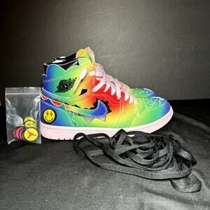 Size 8 - J. Balvin x Air Jordan 1 Retro OG High Colores Y Vibras Men's Shoes